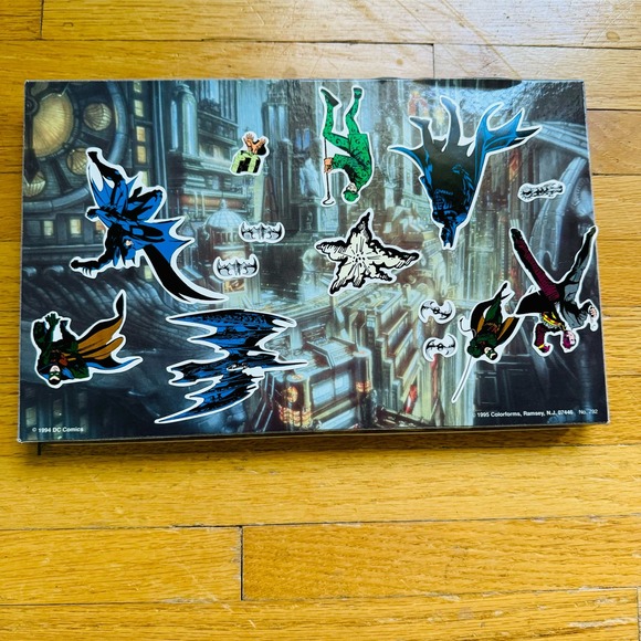 Batman Forever DC Comics 1995 Colorforms No. 792 NEW without box Robin Joker - Picture 2 of 2